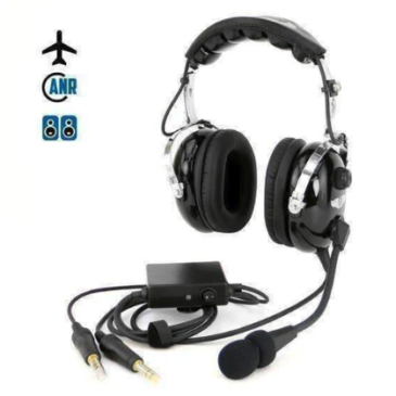 Rugged Air RA950 ANR Stereo General Aviation Pilot Headset